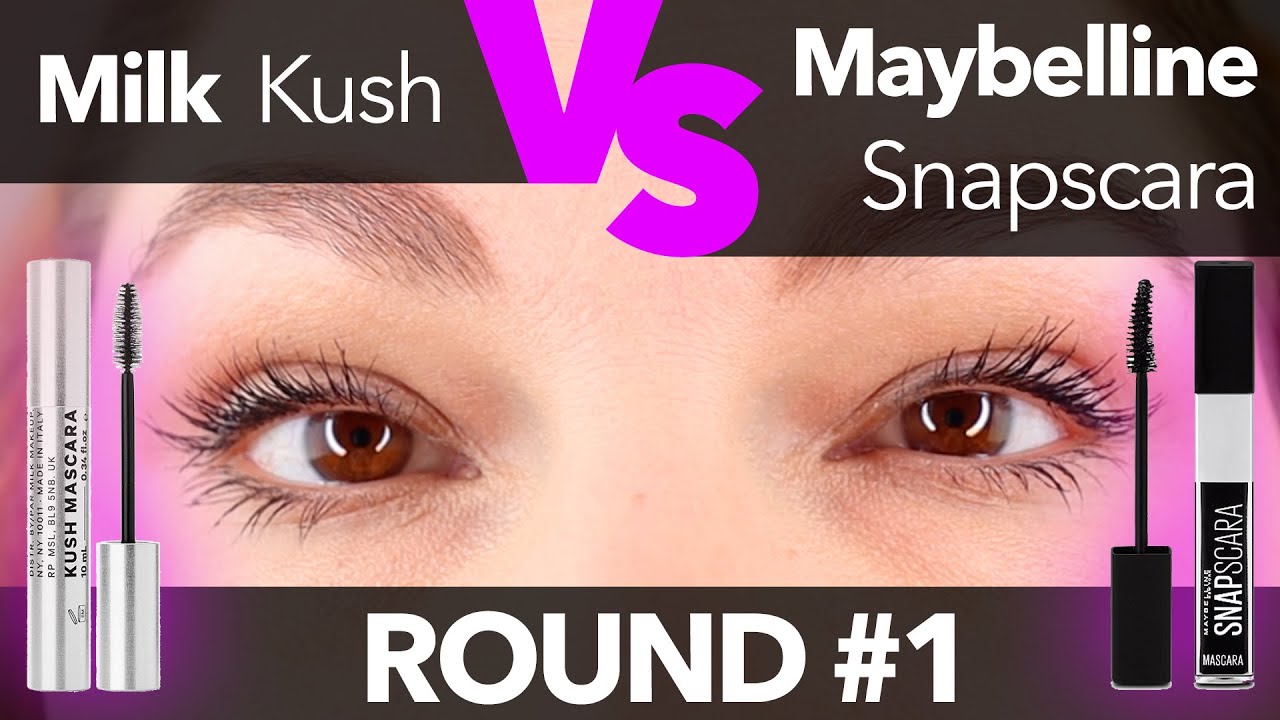 Milk Kush VS Maybelline Snapscara  - Mascara Showdown (#1)